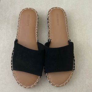 Black Size 7 New Sandals